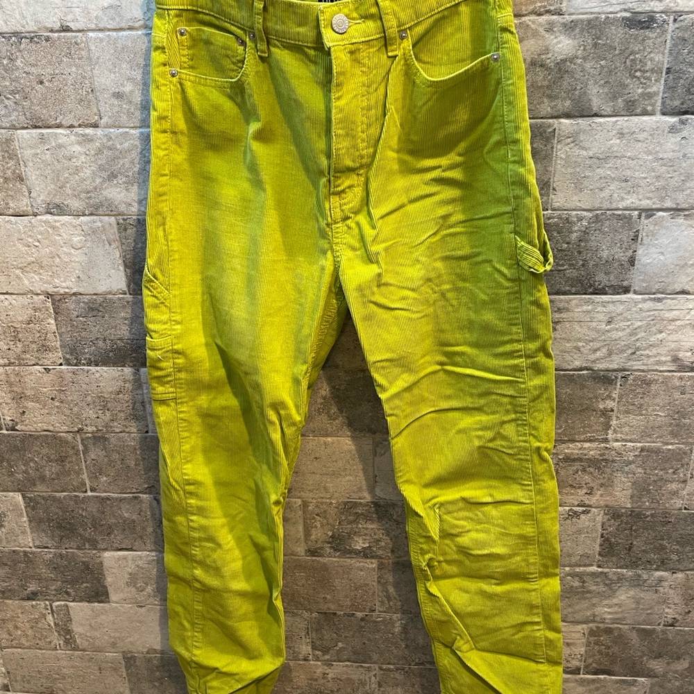 ❤️ URBAN OUTFITTERS NEON SLIM STRAIGHT PANTS SIZE 28